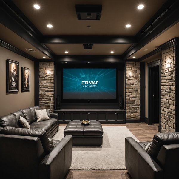 Comment concevoir une salle de cinéma maison dans un sous-sol avec un budget limité?
